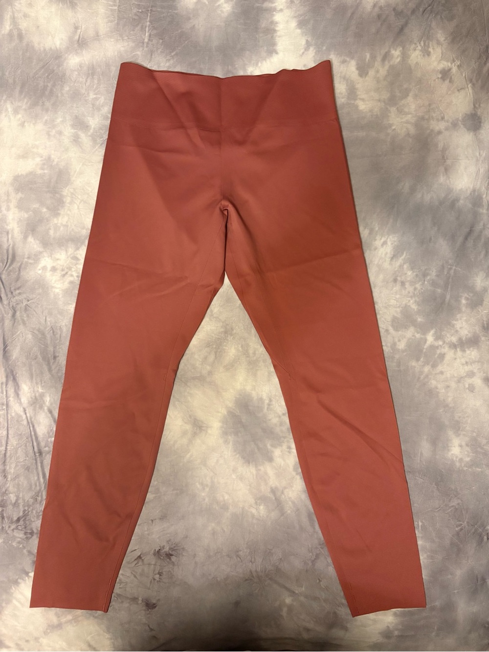 High-Waist Girls' Leggings in Burnt Orange
